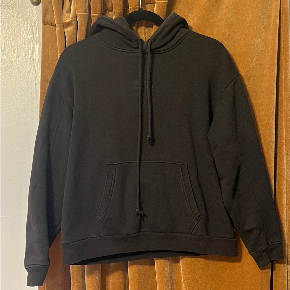Levi’s Women’s Black embroidered hoodie